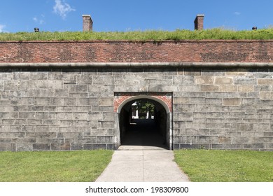 Fort Jay On Governors Island - New York City