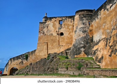 Fort Jesus At Mombasa, Kenya