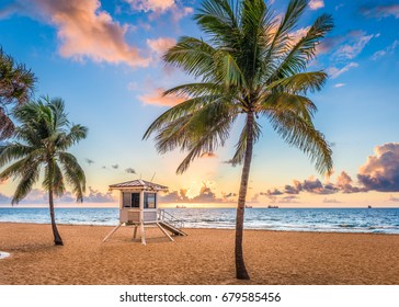 Fort Lauderdale, Florida, USA at the beach. - Shutterstock ID 679585456