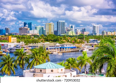 Fort Lauderdale, Florida, USA skyline. - Shutterstock ID 720953032
