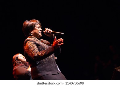 Fort Lauderdale, Florida/USA - July 15, 2018: Pastor Shirley Caesar On Stage At The Broward Center For The Performing Art In Broward County, Florida.