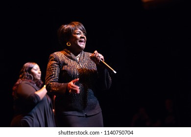 Fort Lauderdale, Florida/USA - July 15, 2018: Pastor Shirley Caesar On Stage At The Broward Center For The Performing Art In Broward County, Florida.