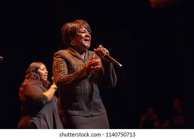 Fort Lauderdale, Florida/USA - July 15, 2018: Pastor Shirley Caesar on stage at the Broward Center for the Performing Art in Broward County, Florida.