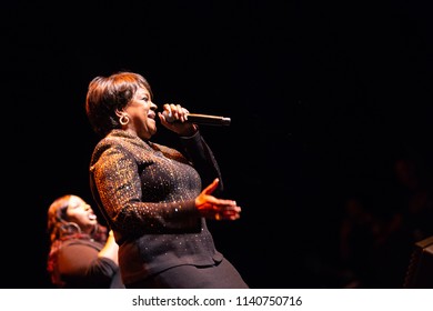 Fort Lauderdale, Florida/USA - July 15, 2018: Pastor Shirley Caesar On Stage At The Broward Center For The Performing Art In Broward County, Florida.