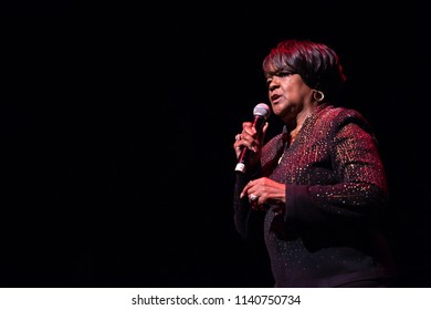 Fort Lauderdale, Florida/USA - July 15, 2018: Pastor Shirley Caesar On Stage At The Broward Center For The Performing Art In Broward County, Florida.