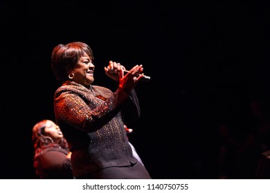 Fort Lauderdale, Florida/USA - July 15, 2018: Pastor Shirley Caesar On Stage At The Broward Center For The Performing Art In Broward County, Florida.