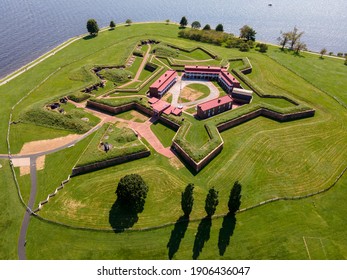 Fort McHenry from the air, Baltimore - Shutterstock ID 1906436047