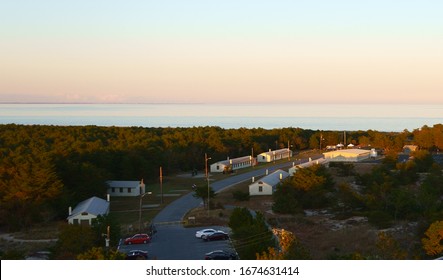 Fort Miles Cape Henlopen State Park From Above At Sunset