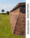 Fort Moultrie, small fortifications and ammunitions bunkers that run along the coast of Sullivan