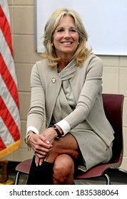 Fort Riley,  Kansas, USA, April, 6th 2016
Dr. Jill Biden Wife Of Vice President Joe Biden Visits The Fort Riley Middle School 