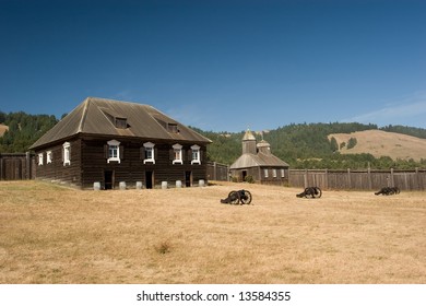 Fort Ross Is A Former Russian Settlement In What Is Now Sonoma County, California