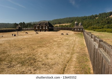 Fort Ross Is A Former Russian Settlement In What Is Now Sonoma County, California