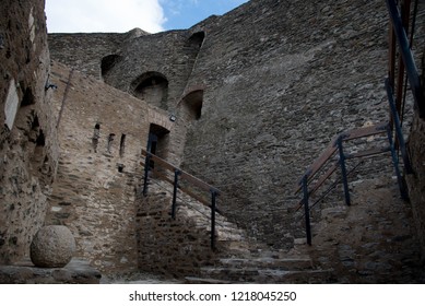 The Fort Saint Elme Above Vernet Les Bains In France