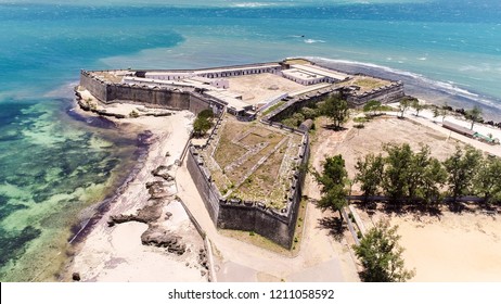 Fort São Sebastião (San Sebastian, Sao Sebastiao), Mozambique Island (Ilha De Mocambique), Indian Ocean Coast, Moçambique. Mozambique Channel, Mossuril Bay, Nampula Province.  Portuguese East Africa