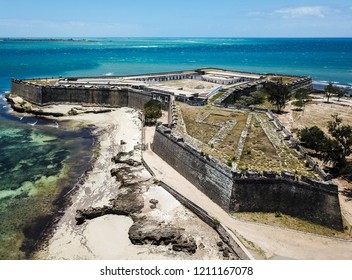 Fort São Sebastião (San Sebastian, Sao Sebastiao), Mozambique Island (Ilha De Mocambique), Indian Ocean Coast, Moçambique. Mozambique Channel, Mossuril Bay, Nampula Province.  Portuguese East Africa