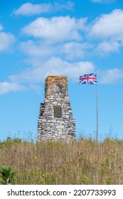 Fort St. Joseph, Ontario, Canada - Sep 3, 2022: The Ruins Of Fort St. Joseph, An Old War Of 1812 Fort Burned By The Americans In 1814, Remain At The Southern Tip Of St. Joseph Island In Ontario.