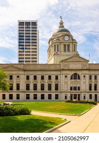 Fort Wayne, Indiana, USA - August 21, 2021: The Allen County Courthouse