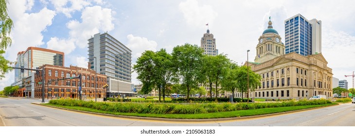 Fort Wayne, Indiana, USA - August 21, 2021: The Allen County Courthouse