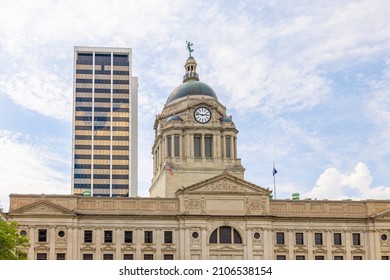 Fort Wayne, Indiana, USA - August 21, 2021: The Allen County Courthouse