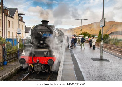 Fort William, Scotland - August 2018 : The Jacobite Steam Train