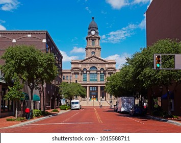 Fort Worth 'Tarrant County Courthouse' Is A Renaissance Revival Style Government Campus Built In Probst Construction Company Of Chicago, 1893-95