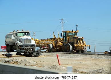 FORT WORTH, TEXAS - OCTOBER 07: Highway Construction On Texas State Highway 26 Texas 2013