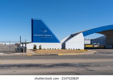 
Fort Worth, TX, USA - March 19, 2022: The Entrance To Lockheed Martin Aeronautics Company Facility In Fort Worth, TX, USA. Lockheed Martin Is An American Corporation.

