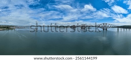 The Forth Bridge is a double track railway bridge over the Firth of Forth in Scotland, UK