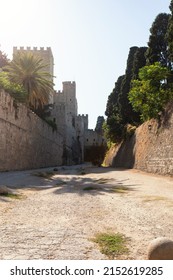 Fortifications Around The Rhodes Fortress, Rhodes, Greece