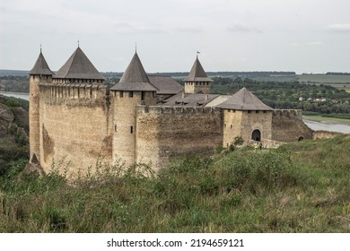 fortress in the city of Khotyn in Ukraine - Shutterstock ID 2194659121