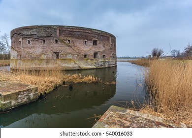 Fortress Uitermeer, Uitermeer 5, Weesp, The Netherlands, February 27, 2012: The Fortress
Was Part Of The Dutch Water Line And Stelling Van Amsterdam