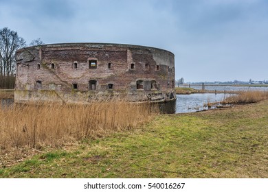 Fortress Uitermeer, Uitermeer 5, Weesp, The Netherlands, February 27, 2012: The Fortress
Was Part Of The Dutch Water Line And Stelling Van Amsterdam