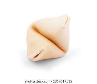 Fortune cookie with blank message