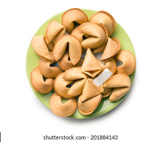 The Fortune Cookie On Plate