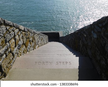 Forty Steps Memorial At The Newport Cliff Walk