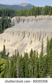 Fossil Fumaroles Of Annie Creek At Crater Lake National Park