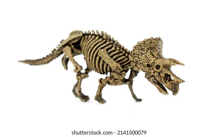 a dinosaur with three horns