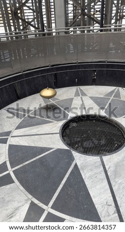 Foucault pendulum installation in Lodz