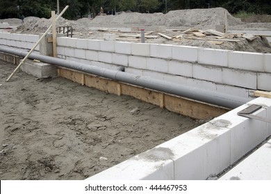 Foundation Construction For New Building