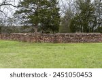 The foundation remains of Hazel Plain, a plantation at the Battle of Manassas, Manassas Battlefield National Park