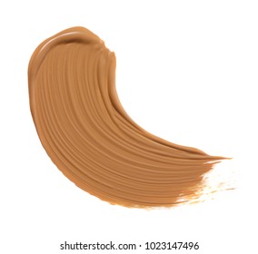 Foundation Swatch Isolated On White