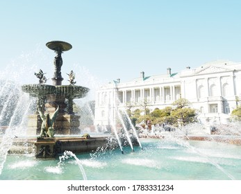 Fountain In The Akasaka Palace