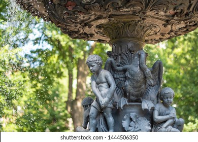 Fountain In City Park In Memphis TN