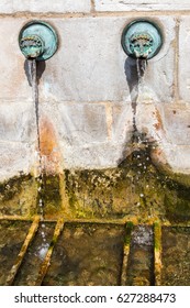 Fountain In Dax, In The South-west Of France