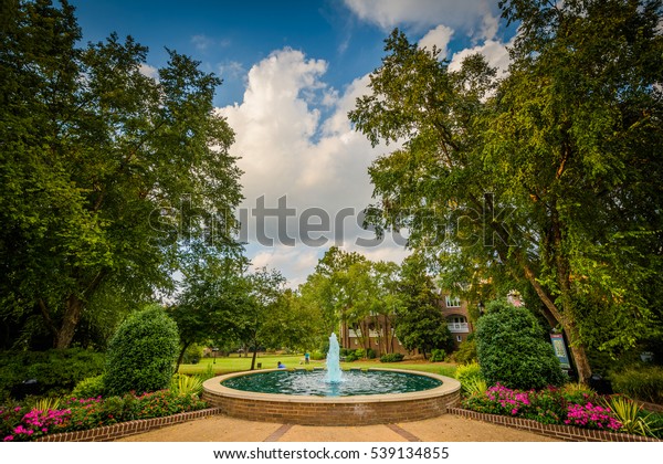 Fountain Gardens Fourth Ward Park Charlotte Stock Photo Edit Now