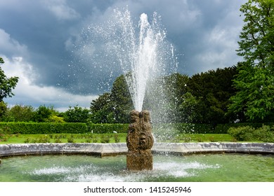 Fountain In Kilkenny Castle Gardens, County Kilkenny, Ireland