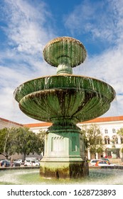 Fountain At The Ludwig Maximilian University Of Munich.