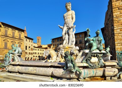 Fountain Neptune Monumental Civic Fountain Located Stock Photo ...