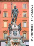 The Fountain of Neptune, monumental civic fountain located in the eponymous square Piazza Nettuno next to Piazza Maggiore in Bologna, Italy.