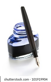 ballpoint pen blue ink